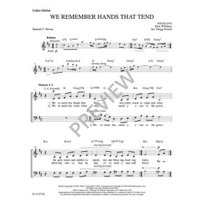 We Remember Hands That Tend - Guitar edition