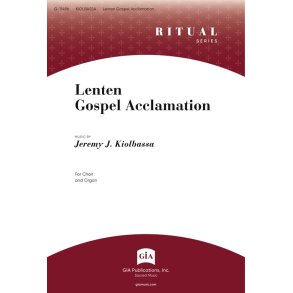 Lenten Gospel Acclamation