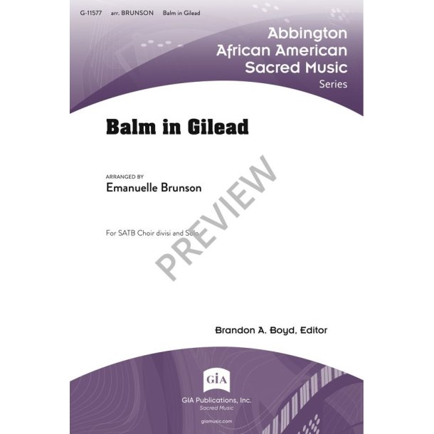 Balm in Gilead