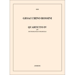 Quartetto N. 4 2Vn, Va E Vc (Bonelli): per due Violini, Viola e Violoncello