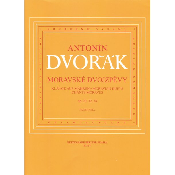 Moravian Duets - Dvor&aacute;k, Anton&iacute;n