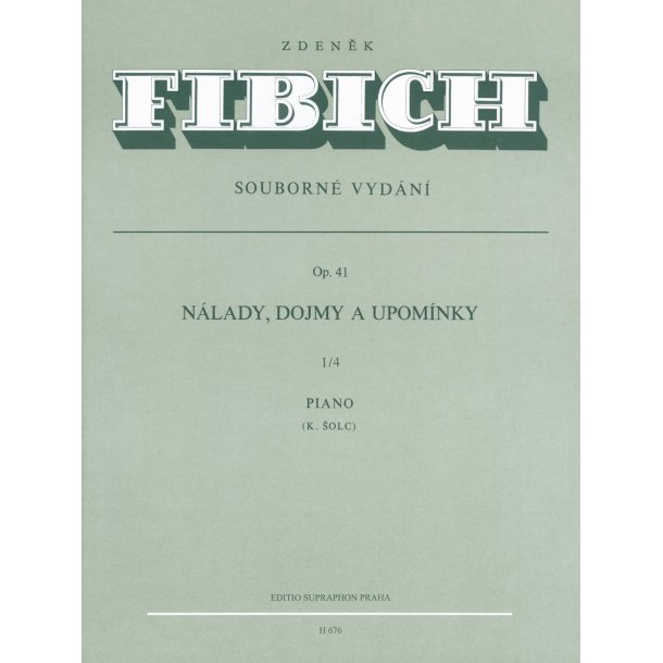 Stimmungen, Eindrucke und Erinnerungen - Fibich, Zdenek