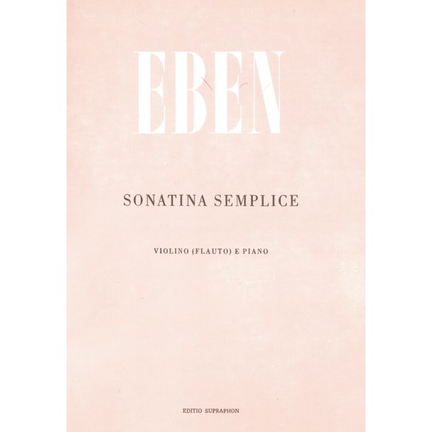 Sonatina semplice - Eben, Petr
