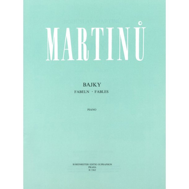 Fabeln - Martinu, Bohuslav