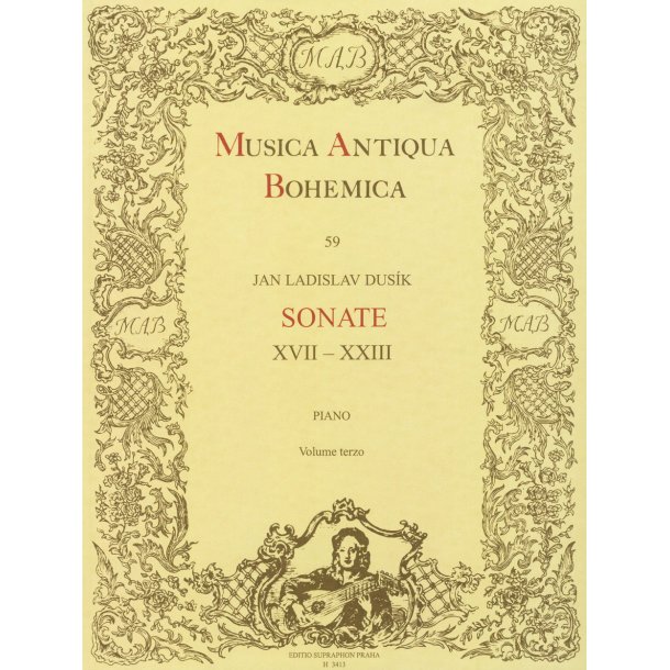 Sonatas XVII-XXIII - Dus&iacute;k, Jan Ladislav