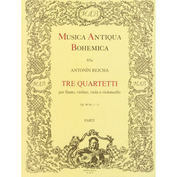 Drei Quartette - Rejcha, Anton&iacute;n