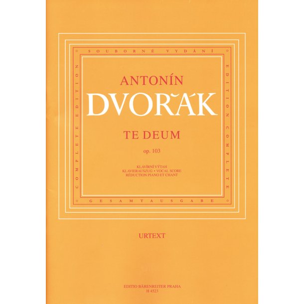 Te Deum - Dvor&aacute;k, Anton&iacute;n