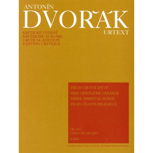 Drei geistliche Ges&auml;nge - Dvor&aacute;k, Anton&iacute;n