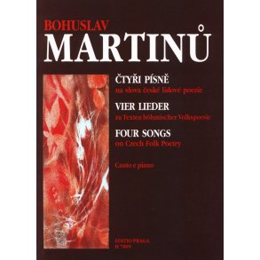 Vier Lieder - Martinu, Bohuslav