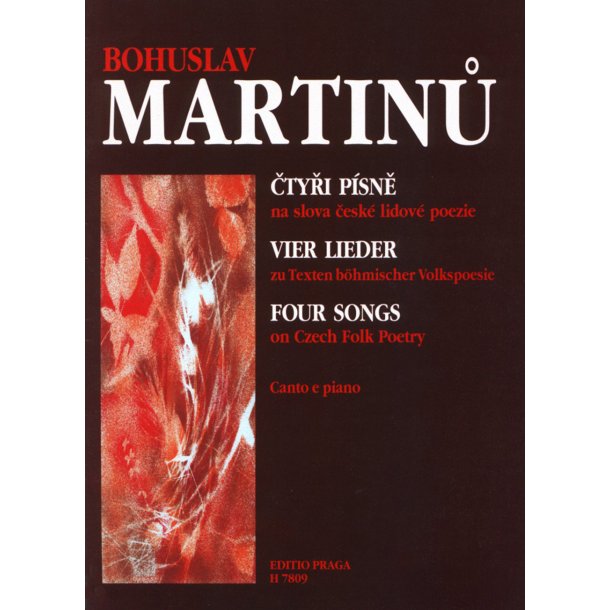 Vier Lieder - Martinu, Bohuslav