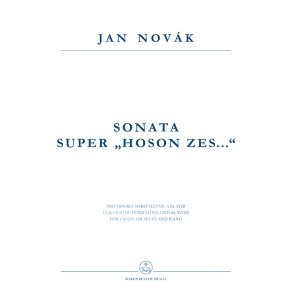 Sonata super Hoson zes... - Novák, Jan