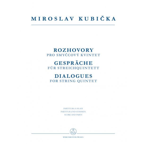 Dialogues - Kubicka, Miroslav