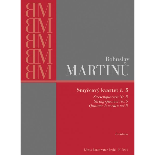 String Quartet - Martinu, Bohuslav