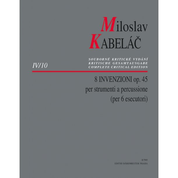 8 Invenzioni - Kabel&aacute;c, Miloslav