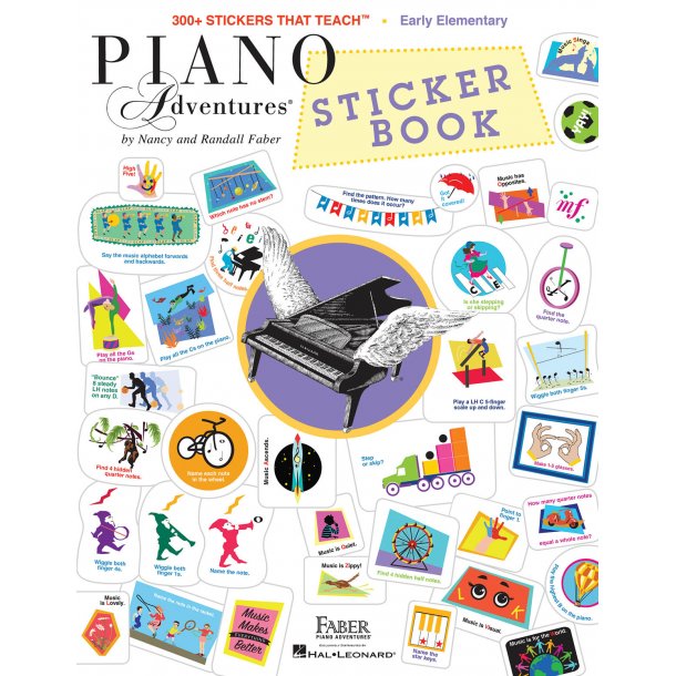 Piano Adventures Sticker Book