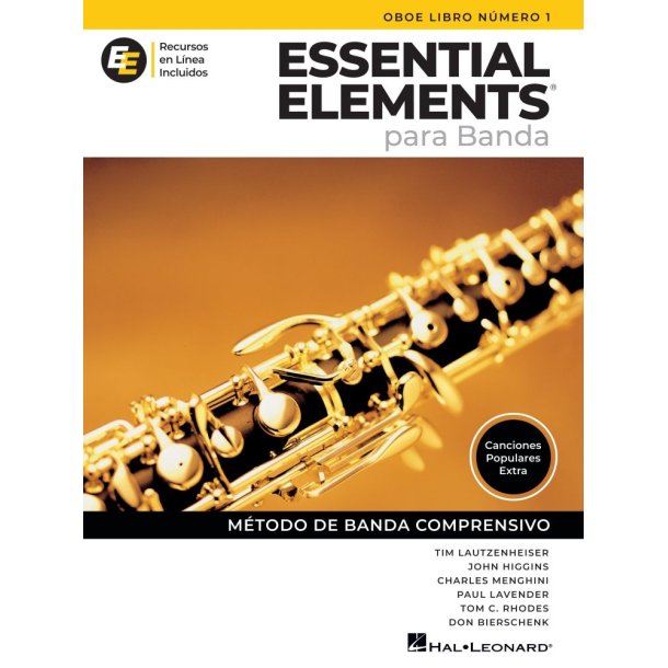 Essential Elements para Banda-Oboe Lib1: en Espa&ntilde;ol - Recursos en Linea Incluidos