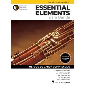 Essential Elements para Banda-Fagot Lib1: en Espa&ntilde;ol - Recursos en Linea Incluidos
