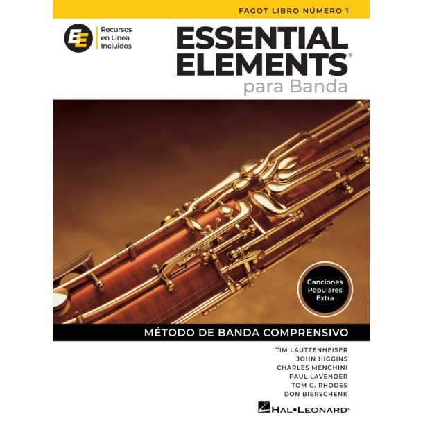 Essential Elements para Banda-Fagot Lib1: en Espa&ntilde;ol - Recursos en Linea Incluidos