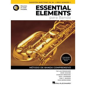 Essential Elements para Banda-Sax Bar en Mib Lib1: en Espa&ntilde;ol - Recursos en Linea Incluidos