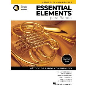 Essential Elements para Banda-Corno en Fa Lib1: en Espa&ntilde;ol - Recursos en Linea Incluidos