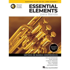 Essential Elements para Banda-Bar&iacute;tono de Sol Lib1: en Espa&ntilde;ol - Recursos en Linea Incluidos