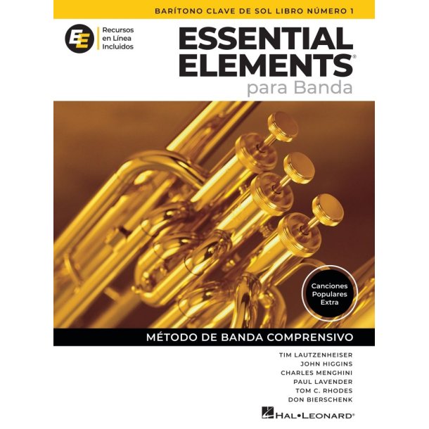 Essential Elements para Banda-Bar&iacute;tono de Sol Lib1: en Espa&ntilde;ol - Recursos en Linea Incluidos