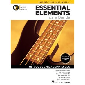 Essential Elements para Banda-Bajo El&eacute;ctr Lib1: en Espa&ntilde;ol - Recursos en Linea Incluidos
