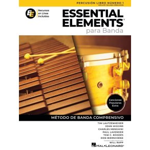 Essential Elements para Banda-Percusi&oacute;n Lib1: (de teclado) en Espa&ntilde;ol - Recursos en Linea Incluidos
