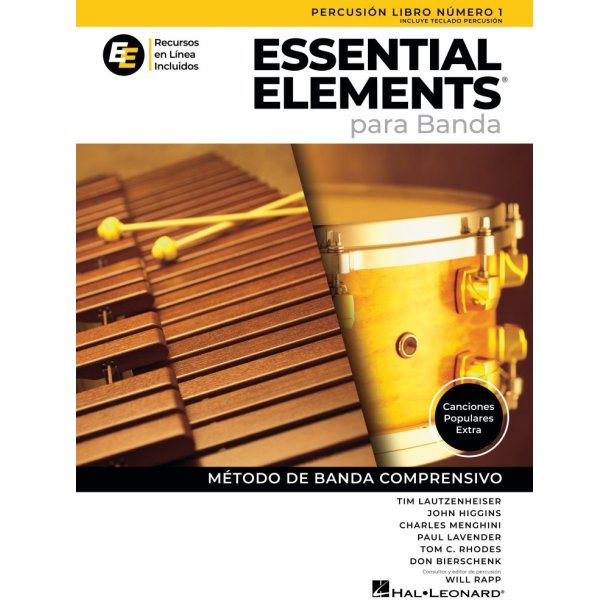 Essential Elements para Banda-Percusi&oacute;n Lib1: (de teclado) en Espa&ntilde;ol - Recursos en Linea Incluidos
