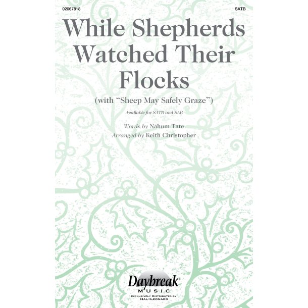 While Shepherds Watched Their Flocks