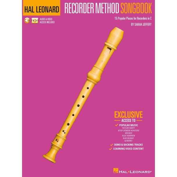 Hal Leonard Recorder Method Songbook