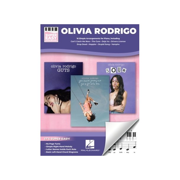 Olivia Rodrigo - Super Easy Songbook