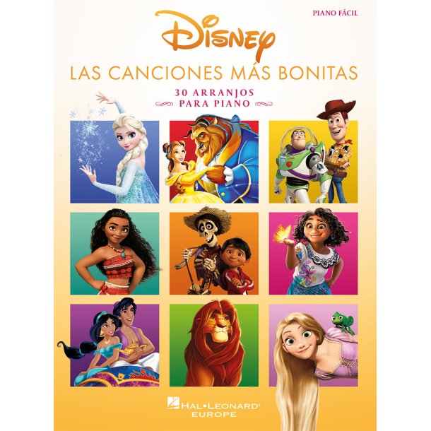 Disney: Las canciones m&agrave;s bonitas. Piano F&aacute;cil