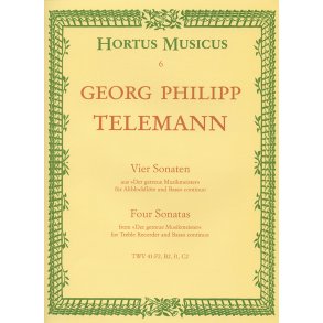 Vier Sonatas - Telemann, Georg Philipp