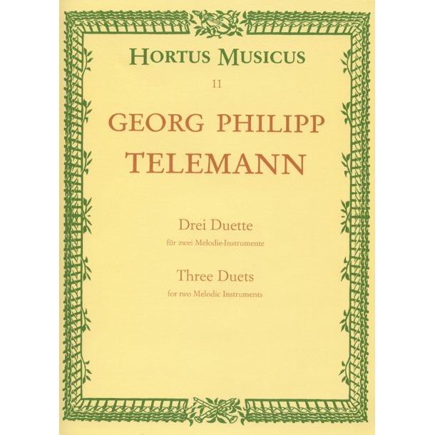Three Duets - Telemann, Georg Philipp