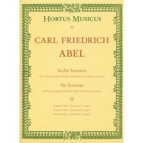 Sechs Sonaten - Abel, Carl Friedrich