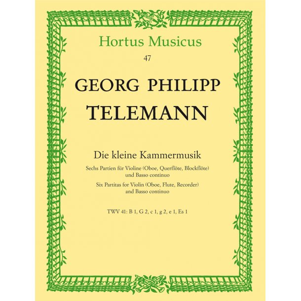 Little Chamber Music - Telemann, Georg Philipp