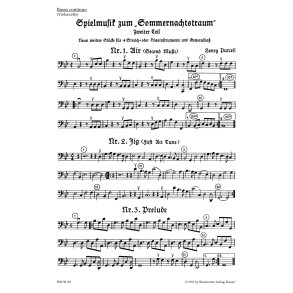 Spielmusik zum Sommernachtstraum - Purcell, Henry