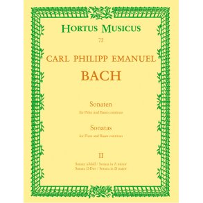Sonatas - Bach, Carl Philipp Emanuel