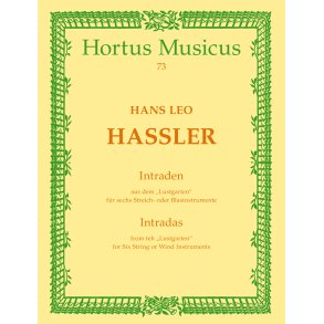 Sechsstimmige Intraden - Haßler, Hans Leo