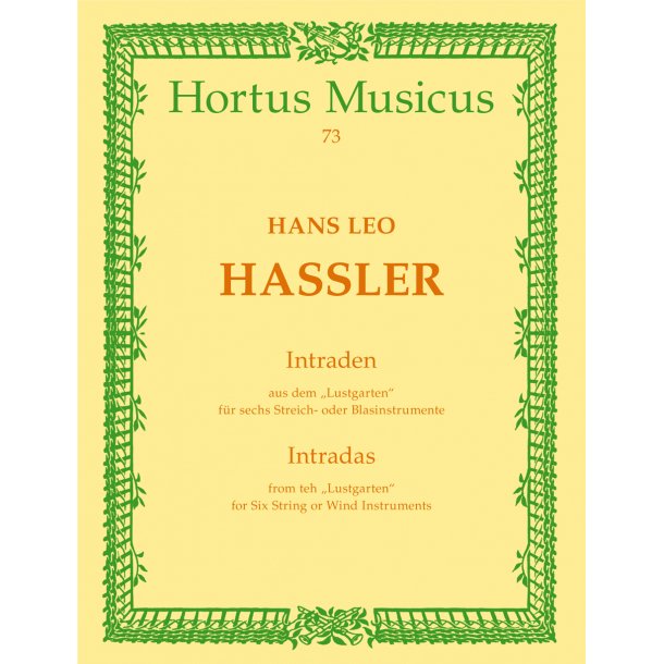 Sechsstimmige Intraden - Ha&szlig;ler, Hans Leo