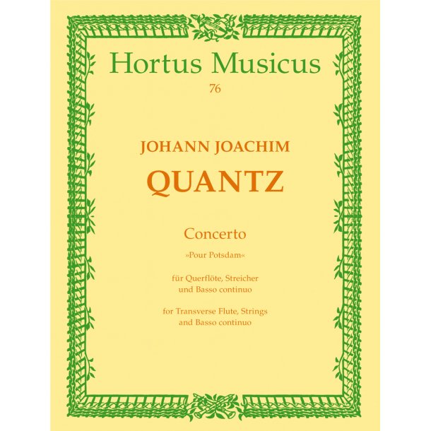 Concerto "Pour Potsdam" - Quantz, Johann Joachim