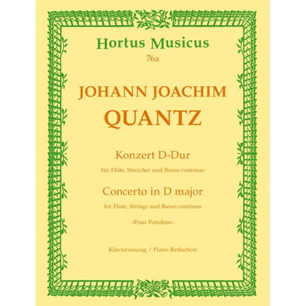 Concerto "Pour Potsdam" - Quantz, Johann Joachim