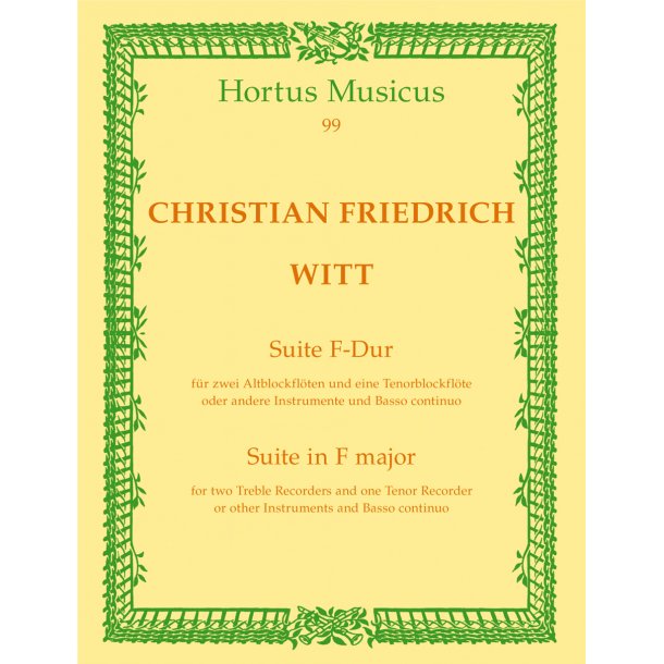 Suite - Witt, Christian Friedrich