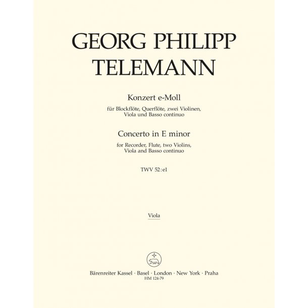 Concerto - Telemann, Georg Philipp