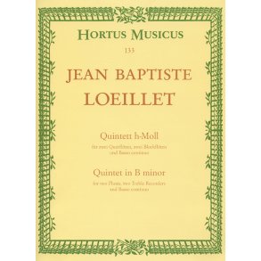 Quintett - Loeillet, Jean Baptiste (de Gant)