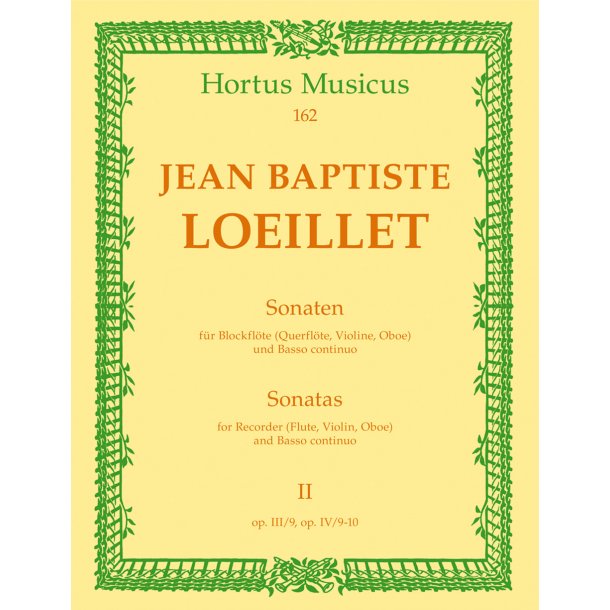 Sonatas - Loeillet, Jean Baptiste (de Gant)