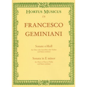 Sonata - Geminiani, Francesco