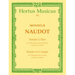Sonata - Naudot, Jacques-Christophe