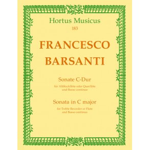 Sonata - Barsanti, Francesco